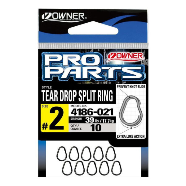 krikos owner pro parts tear drop split